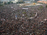 Площади Тахрир в центре Каира на митинг во вторник собрались около миллиона человек