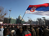 В Белграде прошел крупнейший митинг оппозиции - 70 тысяч человек