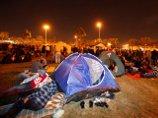 Бахрейнская оппозиция разбила палатки в центре Манамы и требует смещения главы кабинета
