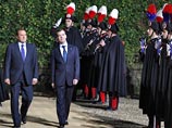 Накануне российский президент Дмитрий Медведев встретился с премьер-министром Италии Сильво Берлускони
