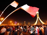 На главной площади столицы Бахрейна митинг за отставку правительства не прекращался и ночью