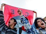 Акции протеста охватили и столицу Марокко
