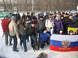 В День защитника Отечества московская милиция задержала около 50 молодых людей, участвовавших в забеге под лозунгом "Русские без алкоголя, за здоровый образ жизни"