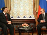 Владимир Путин и Жан Мануэль Баррозу, февраль 2009 года