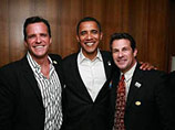 Руфус Гиффорд, Барак Обама и Джереми Бернард (слева на право)