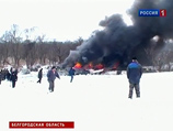 Очевидцы: экипаж разбившегося Ан-148 сумел увести самолет от школы