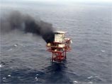 На нефтяной платформе в Мексиканском заливе произошел пожар На нефтяной платформе в Мексиканском заливе произошел пожар