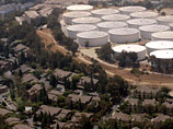Гигантское хранилище запасов нефти в Калифорнии