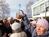 Более тысячи человек вышли на митинг "За чистую воду", который прошел 7 марта в подмосковном городе Лосино-Петровский