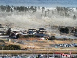 Большая часть побережья, затронутого цунами, оказалась опущена приблизительно на метр глубже, чем раньше