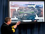 Глава объединенного штаба США вице-адмирал Билл Гортни на брифинге рассказывает о первых результатах бомбардировок Ливии, 20 марта 2011 года Глава объединенного штаба США вице-адмирал Билл Гортни на брифинге рассказывает о первых результатах бомбардировок Ливии, 20 марта 2011 года