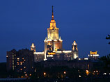 Главное здание МГУ в Москве
