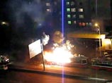 Серия аварий в Москве: сгорели трамвай и три машины с людьми (ФОТО)