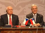 Президент Чехии, подписывая договор с чилийским коллегой, публично прикарманил ручку