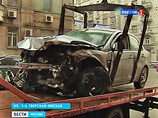 В центре столицы столкнулись и загорелись два автомобиля: погиб водитель В центре столицы столкнулись и загорелись два автомобиля: погиб водитель