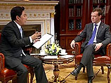 Один из коллег корреспондента "Коммерсанта" попросил Путина прокомментировать интервью президента Дмитрия Медведева, которое он дал китайским СМИ