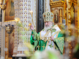 Патриарх Кирилл в Вербное воскресенье возглавил богослужение в храме Христа Спасителя
