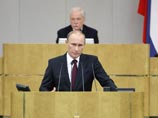 Путин начал свое выступление с заявления, что Россия в очень сложный период глобального кризиса избежала вполне реальных серьезных рисков