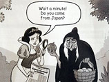 Японцев обидела карикатура про Белоснежку и "Фукусиму". Радиация вышла за пределы "зоны отчуждения"