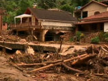 На юге Бразилии десять человек стали жертвами проливных дождей и оползней