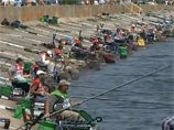 На канале пруда-охладителя Ростовской атомной электростанции близ города Волгодонск стартовали соревнования Кубка России по рыбной ловле на поплавочную удочку