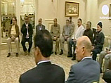 Каддафи впервые появился на ТВ после гибели сына (ВИДЕО)