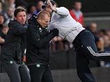 Тренер "Селтика" подвергся нападению во время матча шотландской премьер-лиги