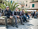 Беженцы из Туниса в Италии