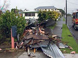 Торнадо вызвал разрушения в новозеландском городе Нью-Плимут