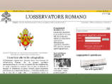 Официальной газете Ватикана Osservatore Romano исполняется 150 лет Официальной газете Ватикана Osservatore Romano исполняется 150 лет
