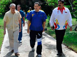Государственное агентство AVN в субботу показало четыре фотографии 56-летнего президента Венесуэлы
