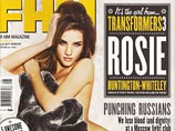 Героиня "Трансформеров-3" Рози Хантингтон снялась обнаженной для мужского журнала FHM