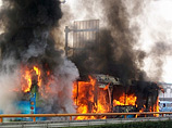 Во вспыхнувшем на шоссе двухэтажном китайском автобусе заживо сгорел 41 человек