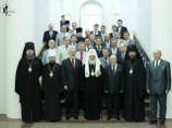 На встрече с главой Русской православной церкви присутствовали около 30 руководителей ведущих высших учебных заведений Украины