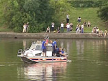 Частный прогулочный катер "Ласточка" затонул в ночь на 31 июля на Москве-реке, в районе Лужнецкой набережной, после столкновения с баржей "Ока-5"