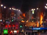 Беспорядки вспыхнули в субботу вечером в районе Тоттенхэм на севере Лондона, где на этой неделе сотрудник полиции застрелил местного жителя