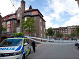 Несколько неопознанных бандитов захватили в четверг утром пустое здание посольства Ливии в Стокгольме