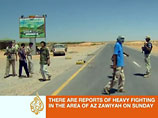 Ливийские повстанцы в окрестностях Завии