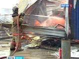 Пожар на заводе "Серп и молот" в Москве потушен Пожар на заводе "Серп и молот" в Москве потушен