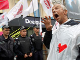 Сторонники и противники Тимошенко митингуют на Крещатике