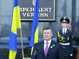 Янукович, поздравляя сограждан, заимствует формулировки у Ющенко
