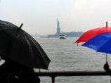 Мэр Нью-Йорка приказал готовиться к эвакуации в связи с приближением урагана "Айрин" Мэр Нью-Йорка приказал готовиться к эвакуации в связи с приближением урагана "Айрин"