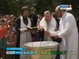Впервые в истории современной Чечни на реке Терек было совершено массовое крещение (ВИДЕО)
