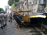 Пять человек погибли в результате крушения
трамвая в Рио-де-Жанейро