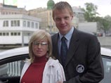 Футболист ФК "Зенит" Вячеслав Малафеев с женой Мариной 