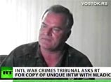 RT откопало уникальное видеоинтервью Младича: он винит в резне в Сребреннице ООН и НАТО