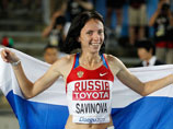 Российских легкоатлетов встретили в Москве по-чемпионски