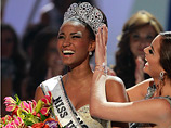Темнокожая красавица из Анголы Лейла Лопес победила в конкурсе "Мисс Вселенная-2011", проходившем в бразильском городе Сан-Паулу