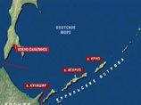 Четыре мощных землетрясения произошли в Тихом океане в 460 км от Южно-Курильска