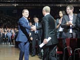 Дмитрий Медведев и Владимир Путин, 24 сентября 2011 года Дмитрий Медведев и Владимир Путин, 24 сентября 2011 года